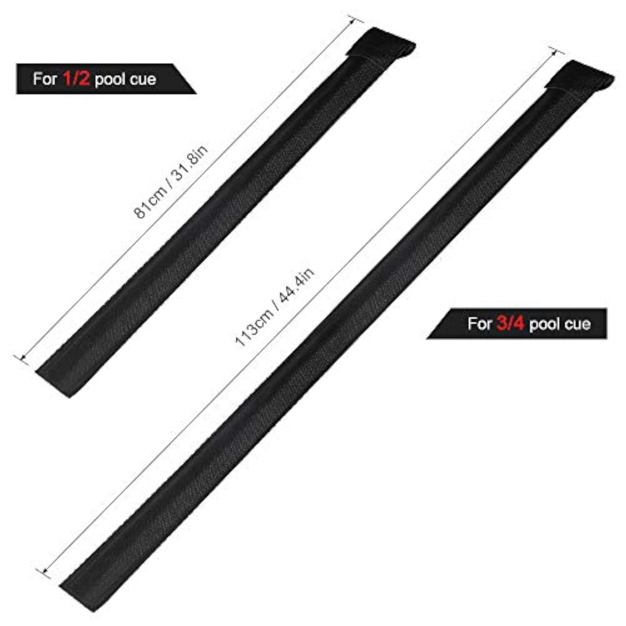 Pool Cue Stick Storage Pouch for Billiard Accessories
